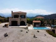 Neo Chorio MIT VIDEO: Schöne Villa zum Verkauf: Meer- und Bergblick, privater Pool in der ruhigen Lage von Provarma Haus kaufen